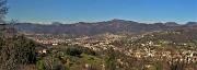 46 Dal Parco soprastante il Castello di San Vigilio vista panoramica a nord verso il Canto Alto